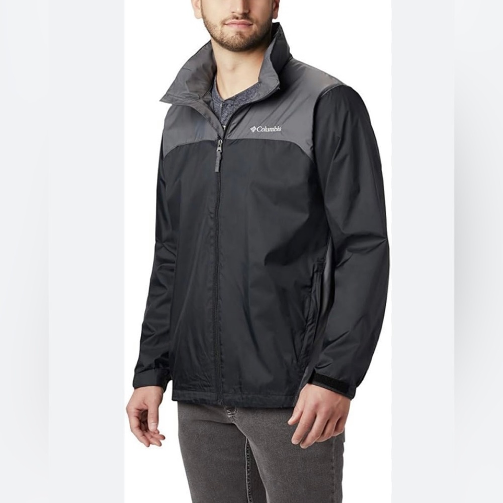 COLUMBIA Packable Hooded Windbreaker sz L